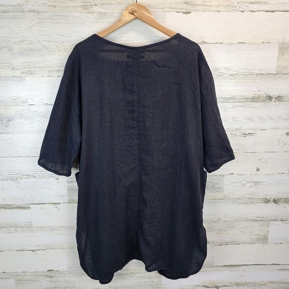 Soft Surroundings Womens Relaxed Open Front Cardigan Sz XL Petite Lagenlook - Picture 3 of 11